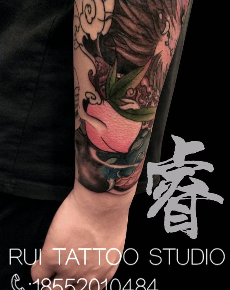 新传统大圣完成纹身图片_新传统纹身图案