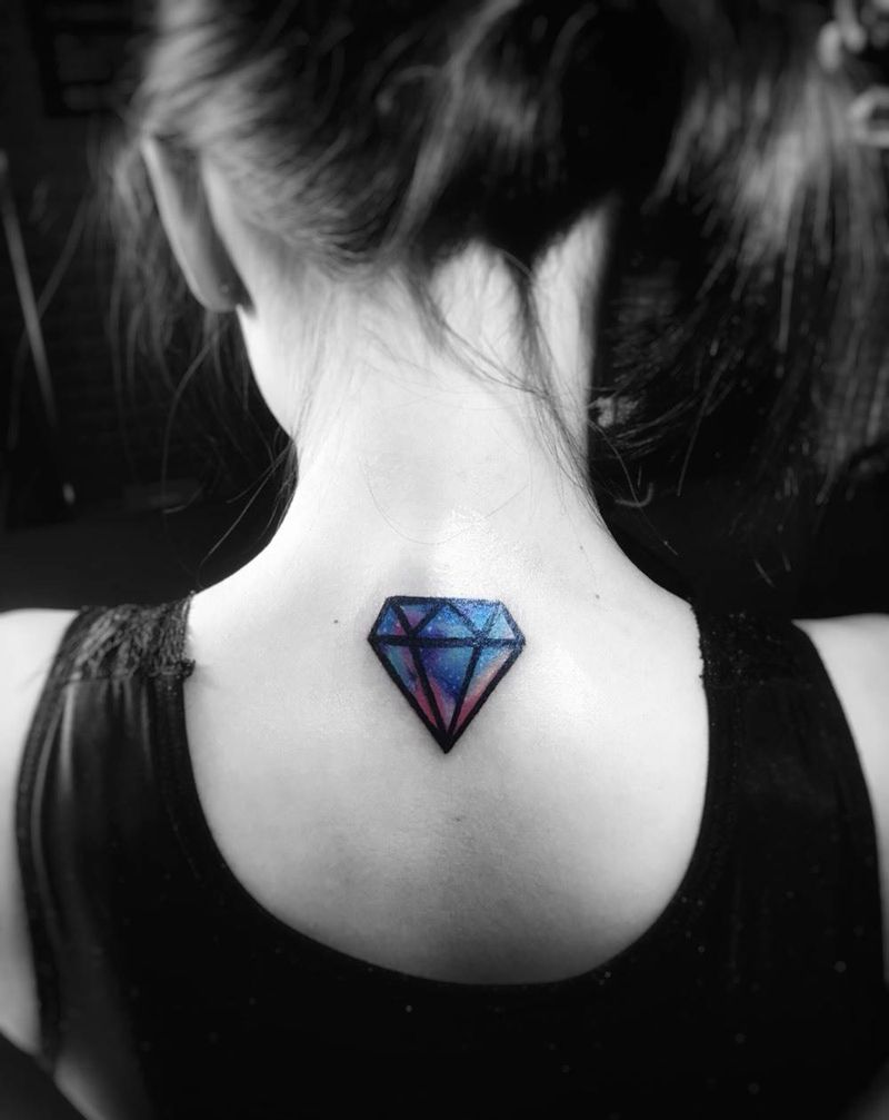 星空钻纹身图片