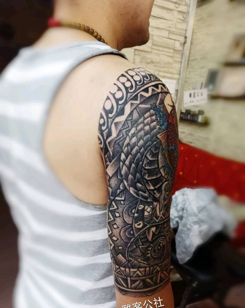 图腾修改纹身图片_手臂图腾纹身图案