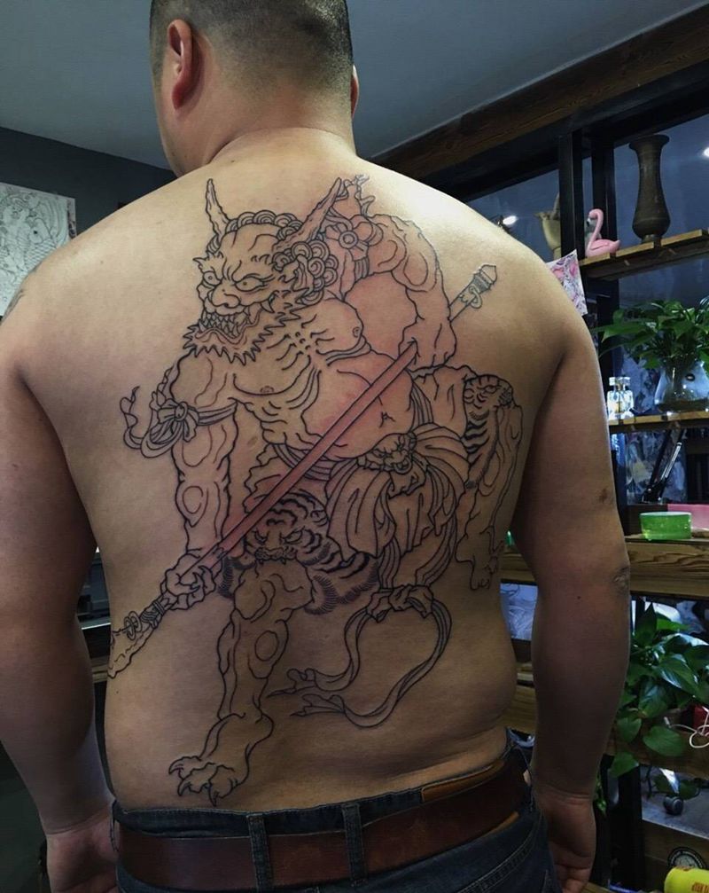 日式传统纹身图片