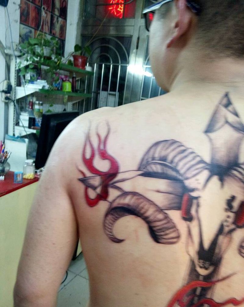 带罪的羔羊纹身图片