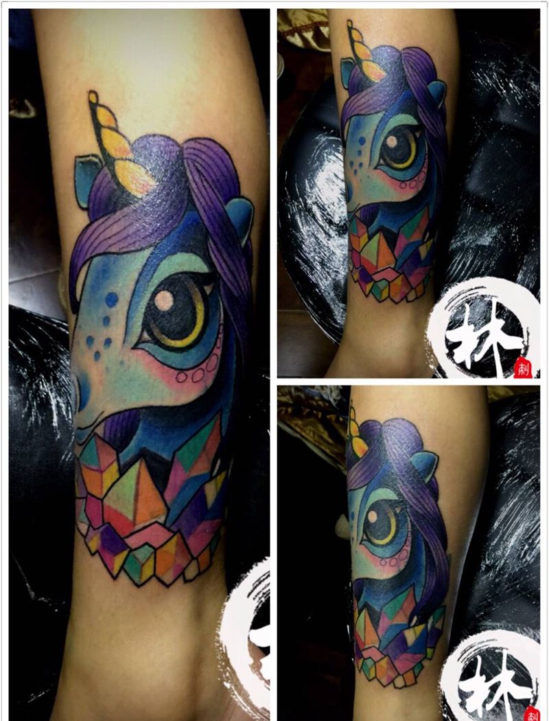 彩色纹身图片