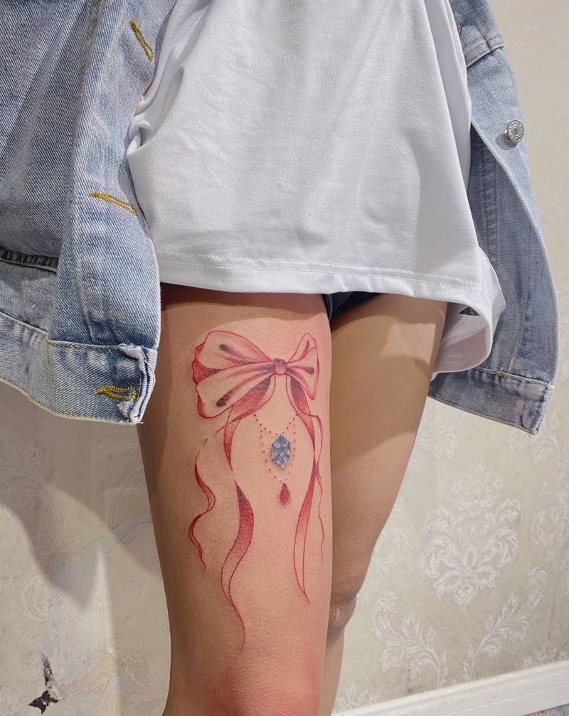 小清新纹身图片_手臂腿部水彩点刺纹身图案