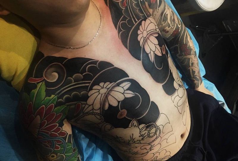 今日雾纹身图片