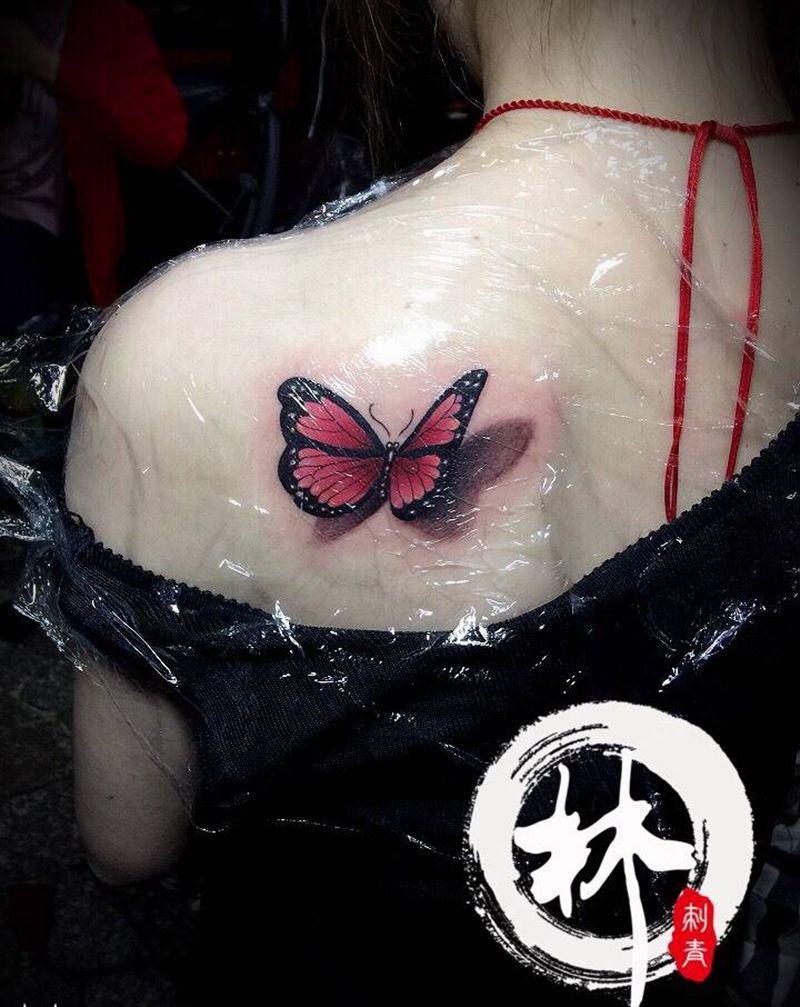蝴蝶纹身图片