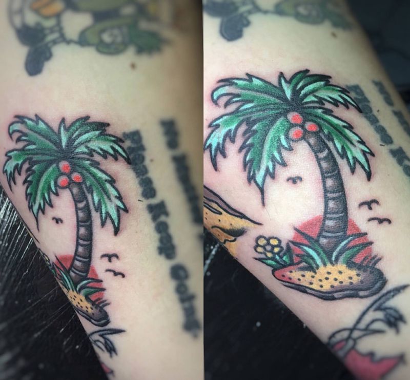 半臂添加纹身图片