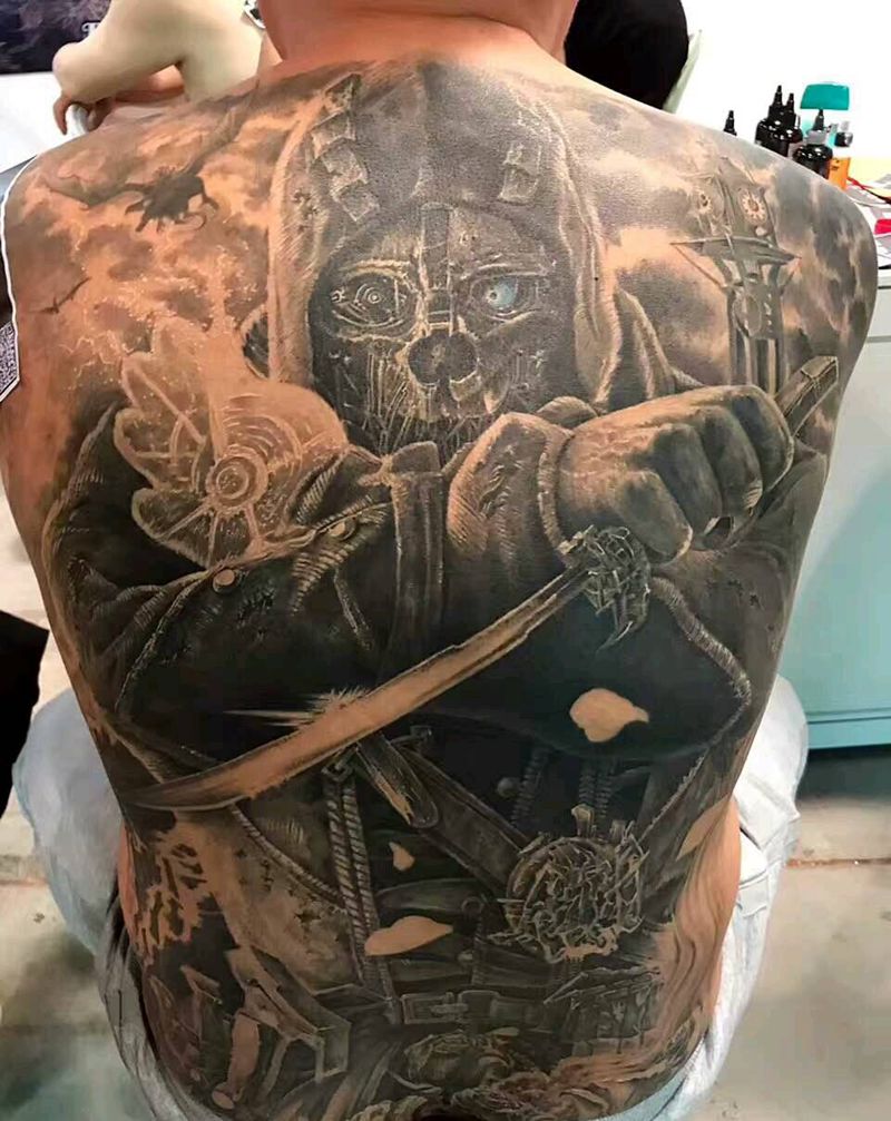 从始至终 雕客公社被围的里三层纹身图片