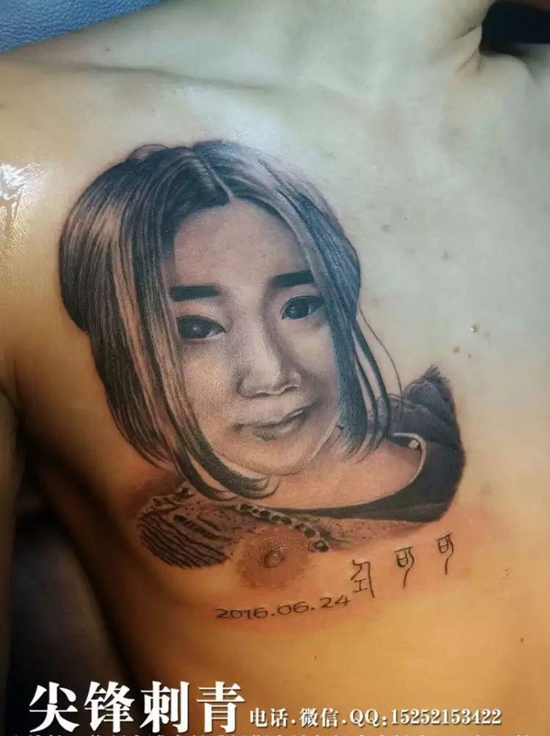 肖像纹身图片
