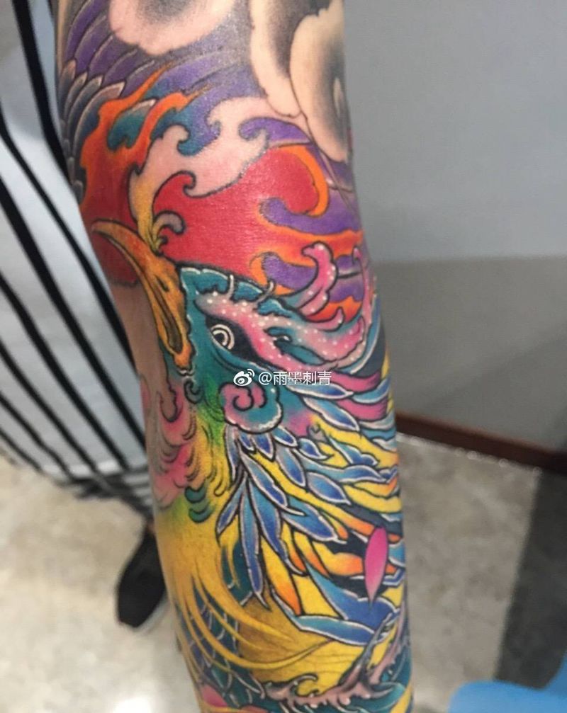 凤凰...纹身图片