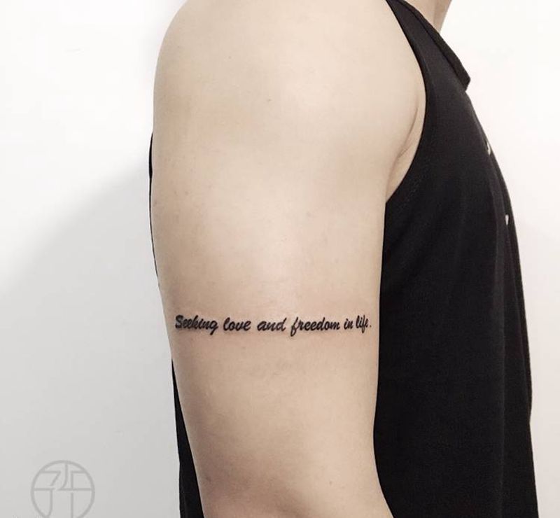 字母纹身图片_手臂纹身图案