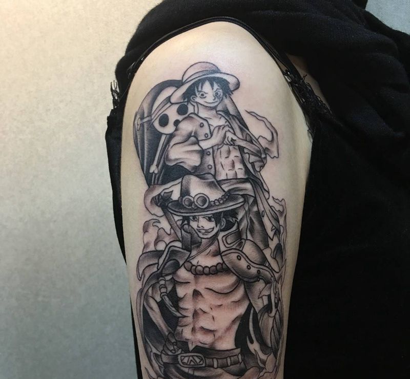 海贼纹身图片