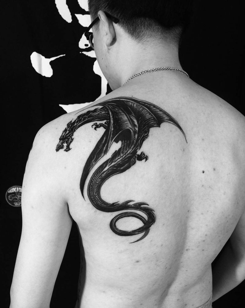 龙纹身图片