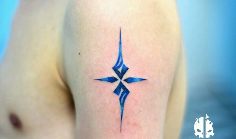 彩色图腾纹身图片