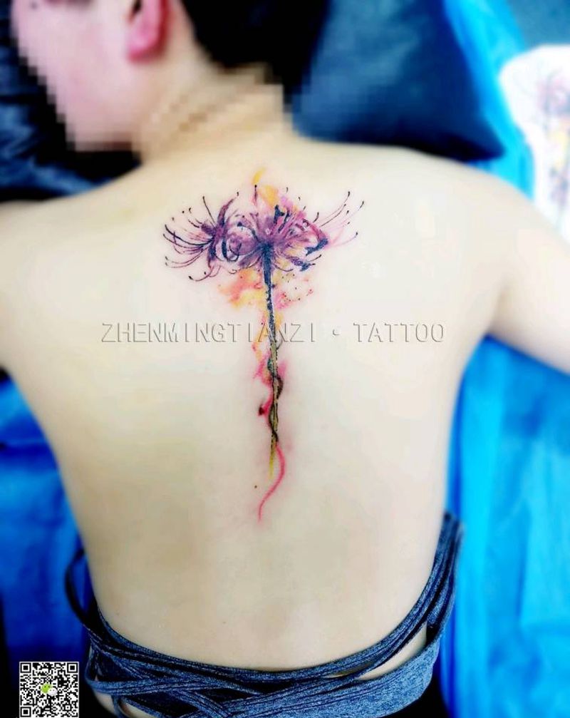 彼岸花纹身图片