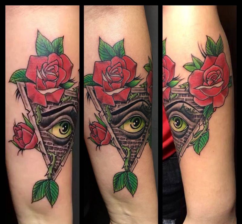 上帝之眼纹身图片