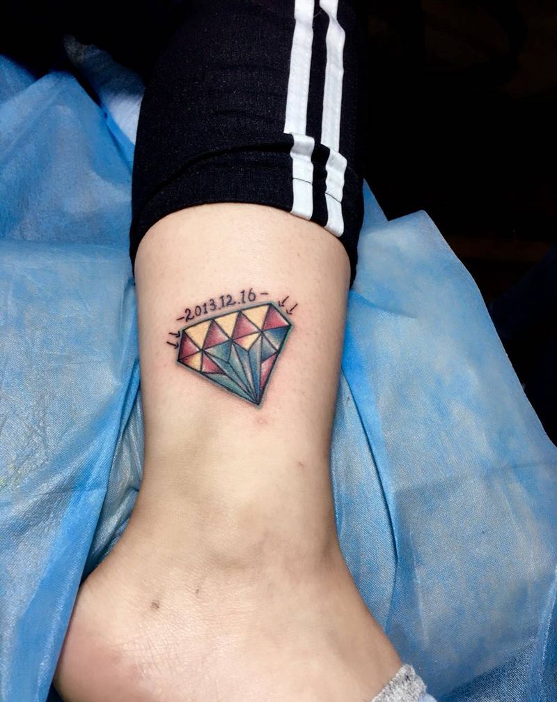 钻石纹身图片