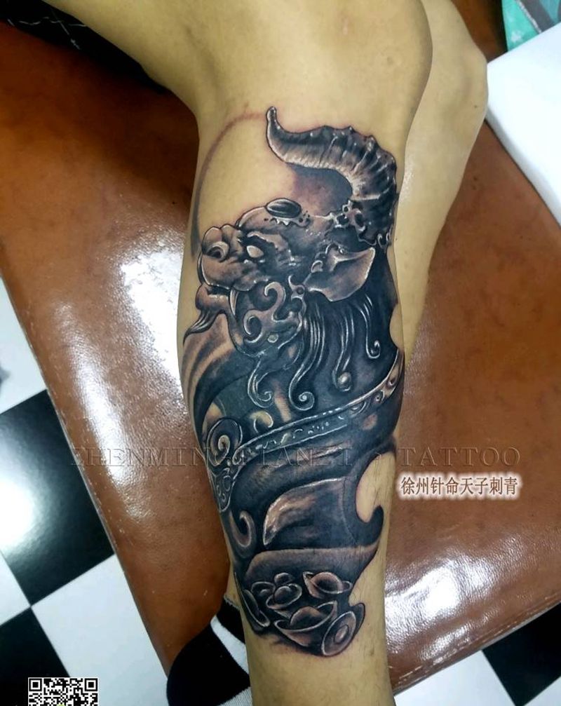 貔恘遮盖老纹身纹身图片