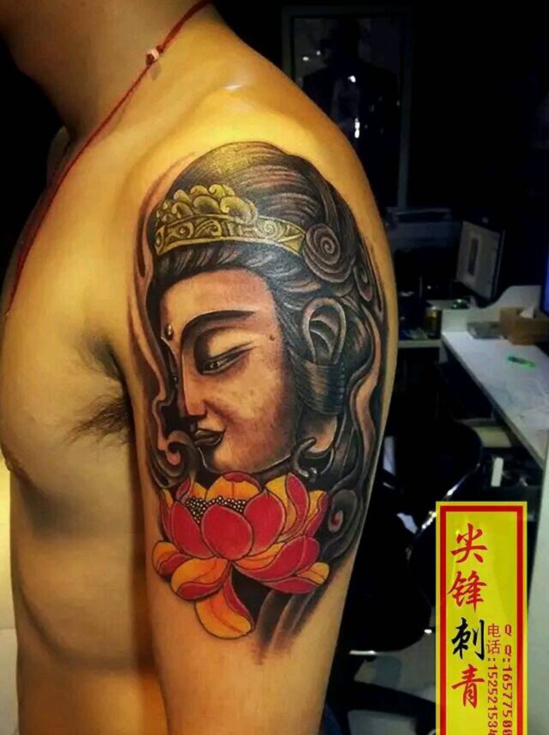 菩萨纹身图片