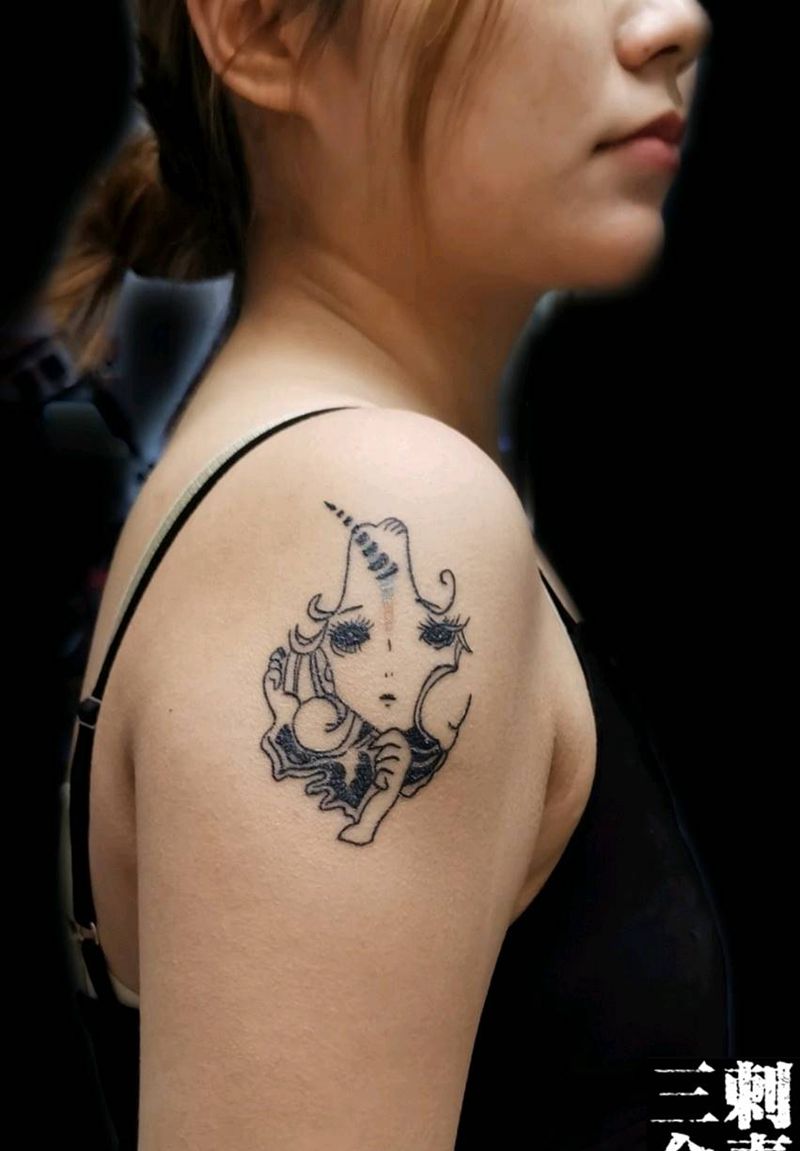 驻店师傅作品纹身图片_手臂纹身图案