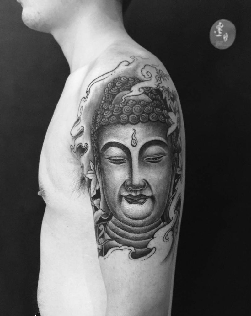 佛纹身图片