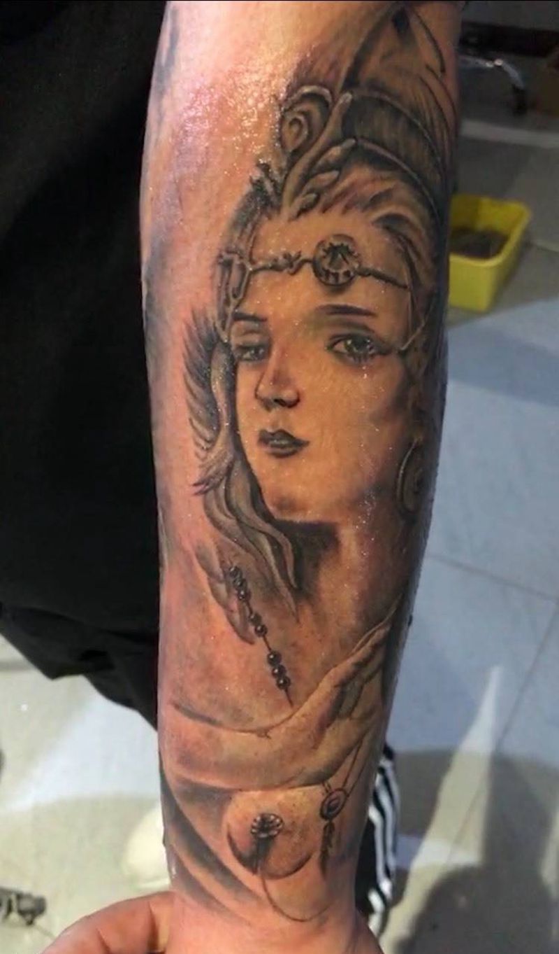 水瓶座纹身图片