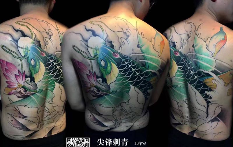 鲤鱼纹身图片