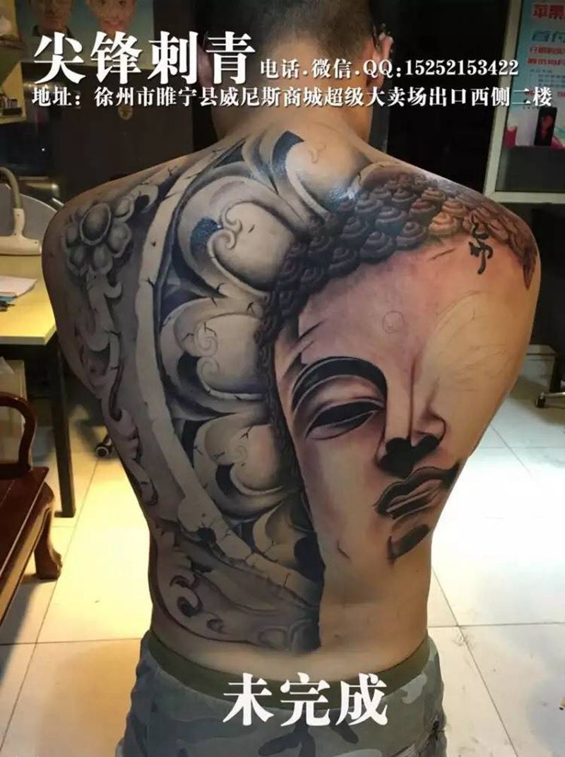佛纹身图片