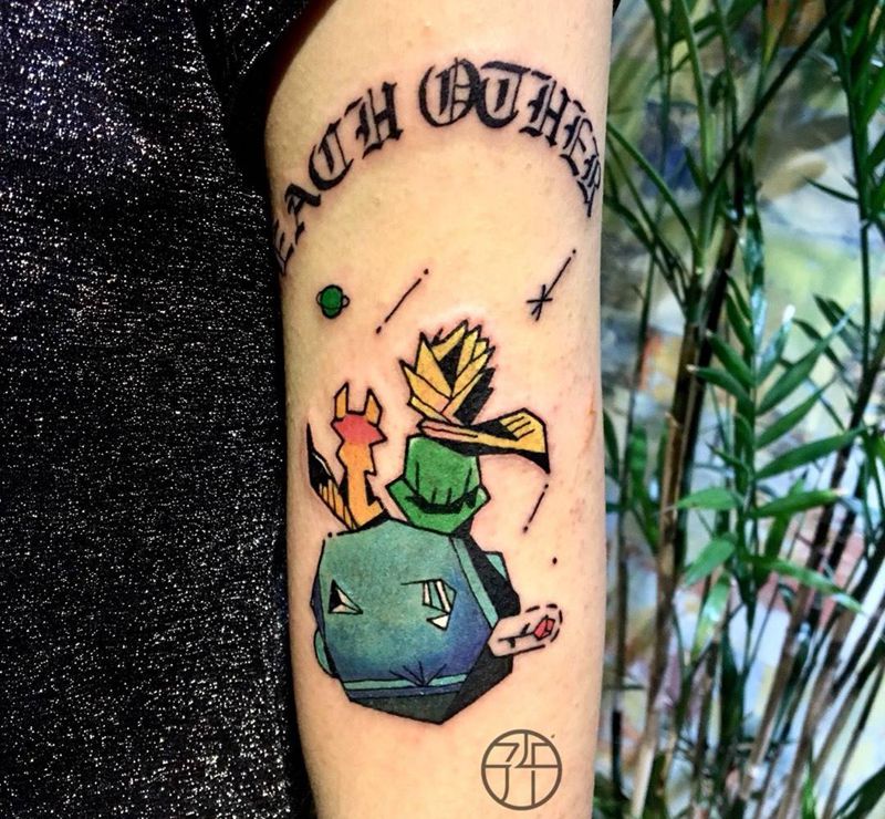 小王子纹身图片