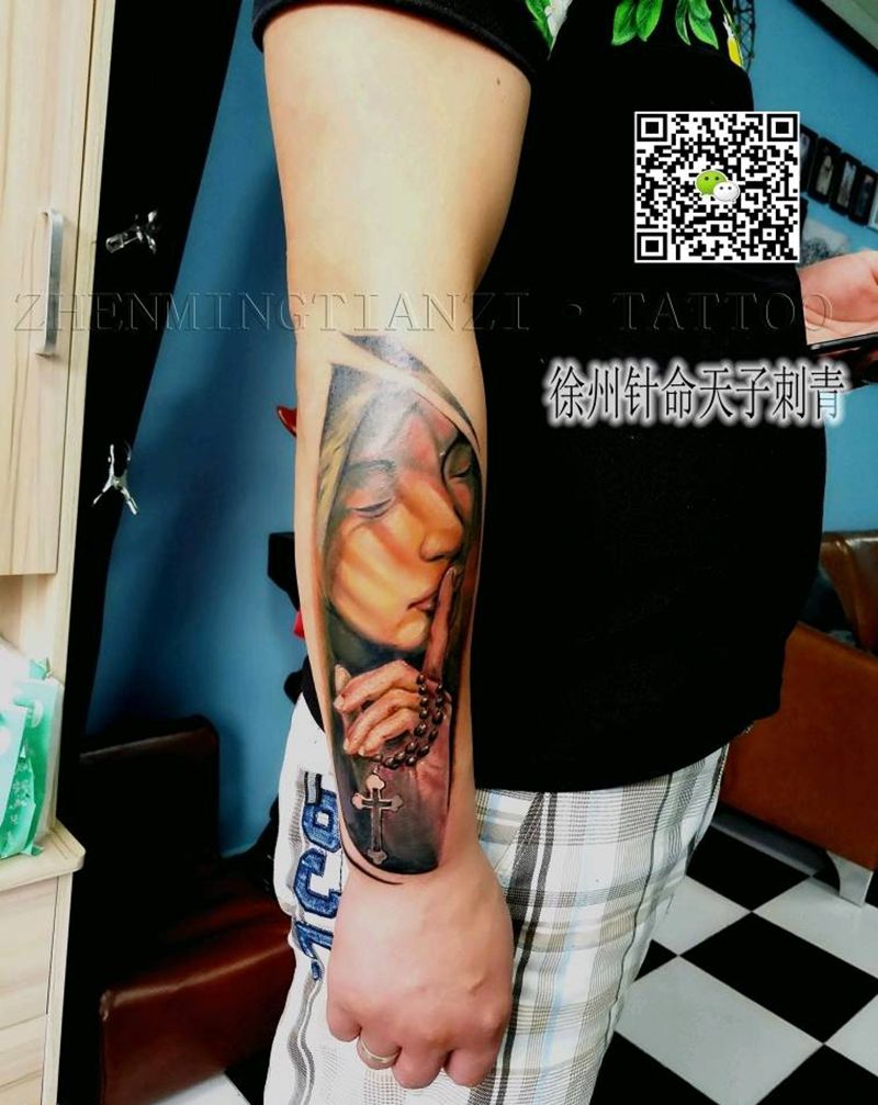 欧美花臂 小臂纹身图片