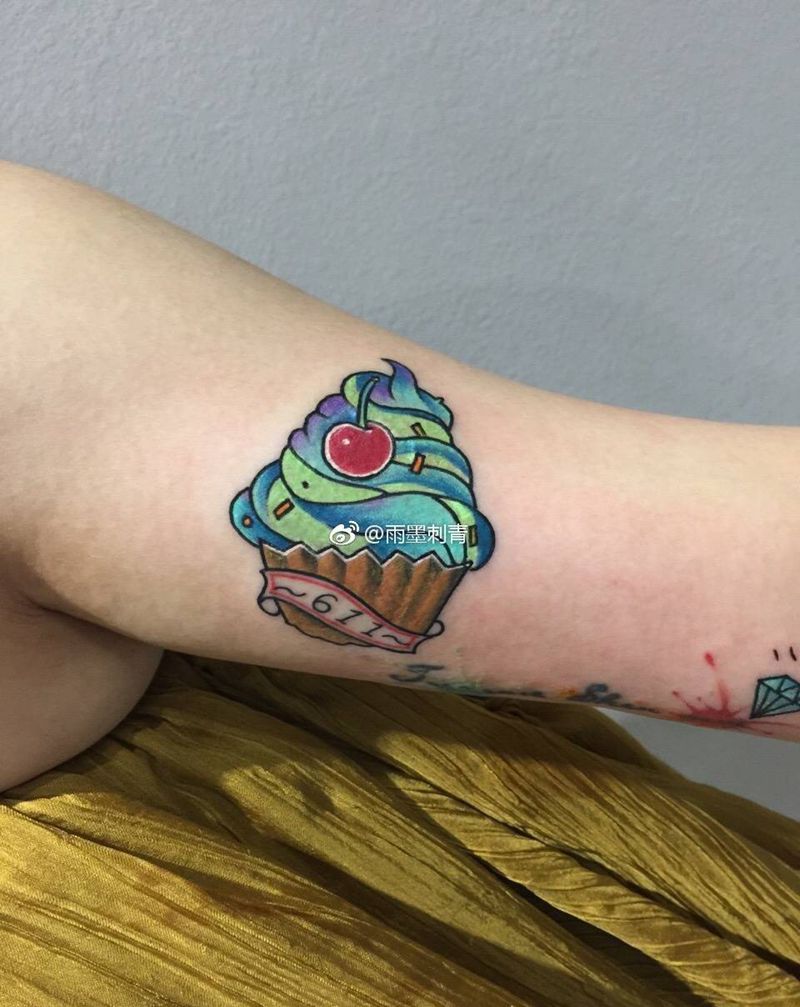 蛋糕纹身图片