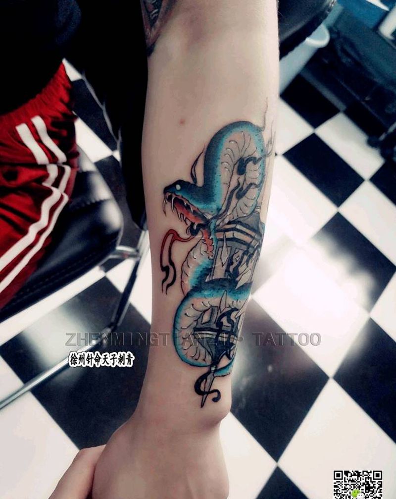 school遮盖疤痕纹身图片