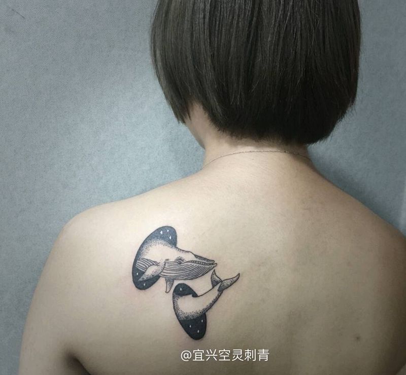 鲸鱼纹身图片