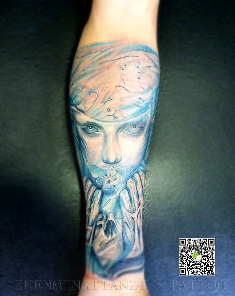 欧美花臂 小臂部分纹身图片