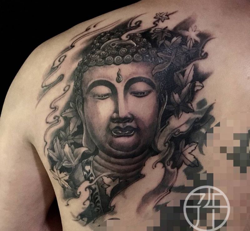 佛纹身图片