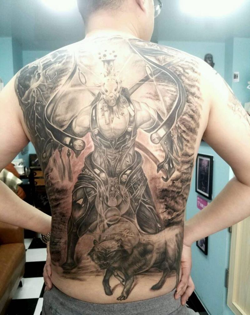 二郎神新皮肤纹身图片