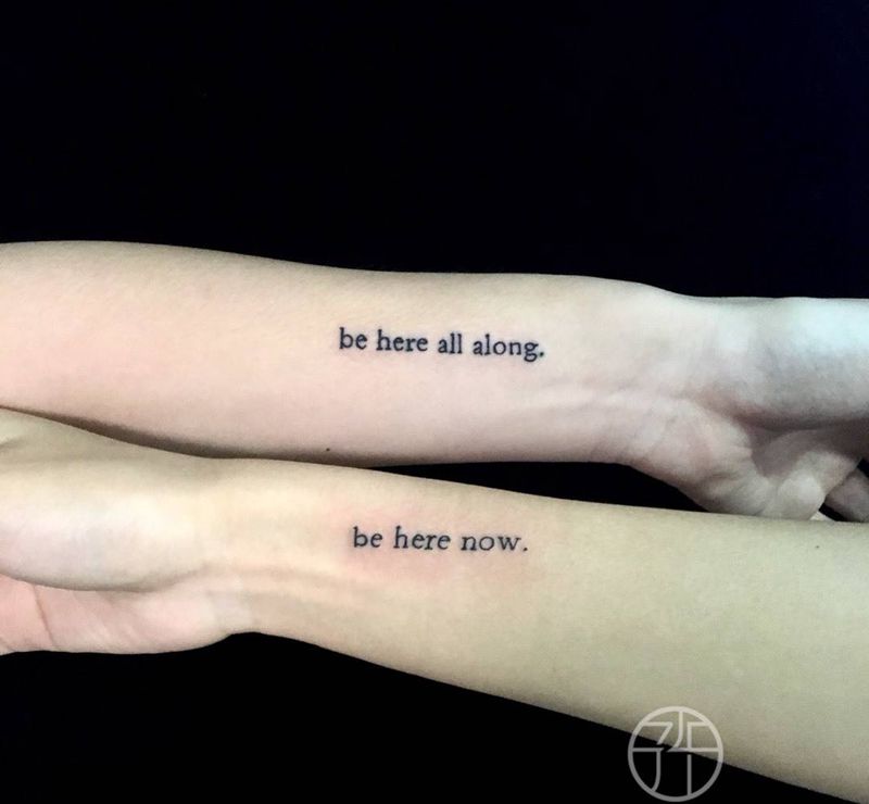 情侣字母纹身图片