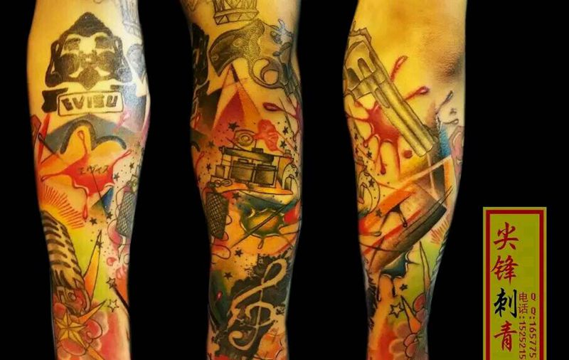 欧美风纹身图片