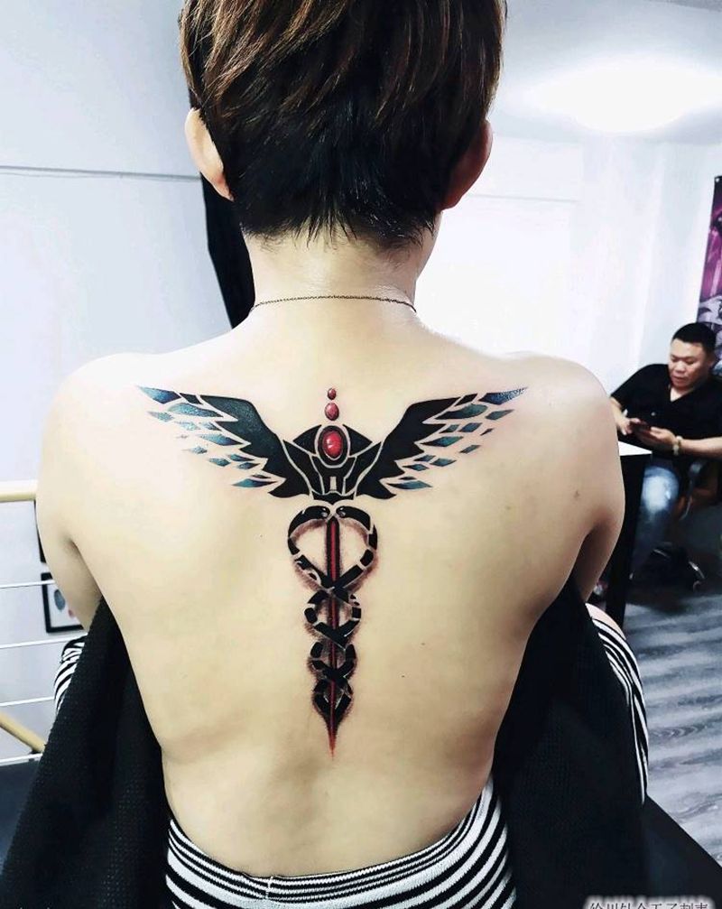 图腾纹身图片_背部图腾纹身图案