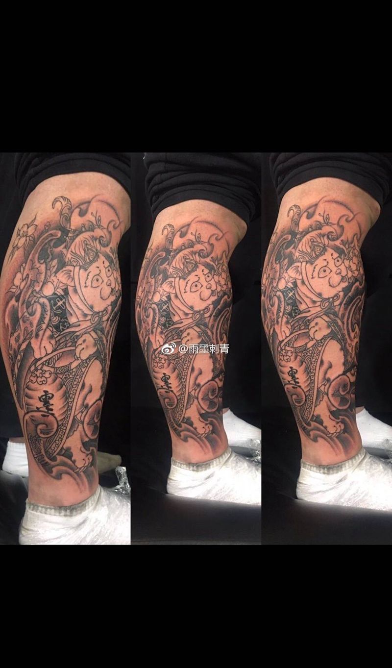 猫先生纹身图片