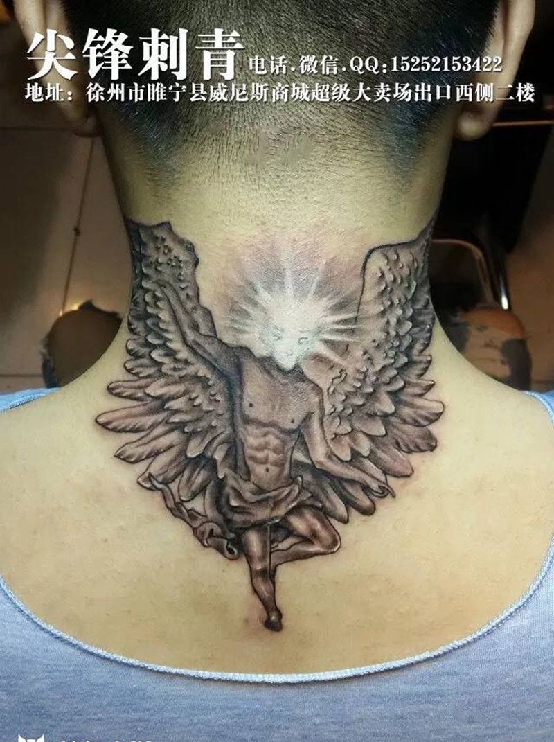 天使纹身图片