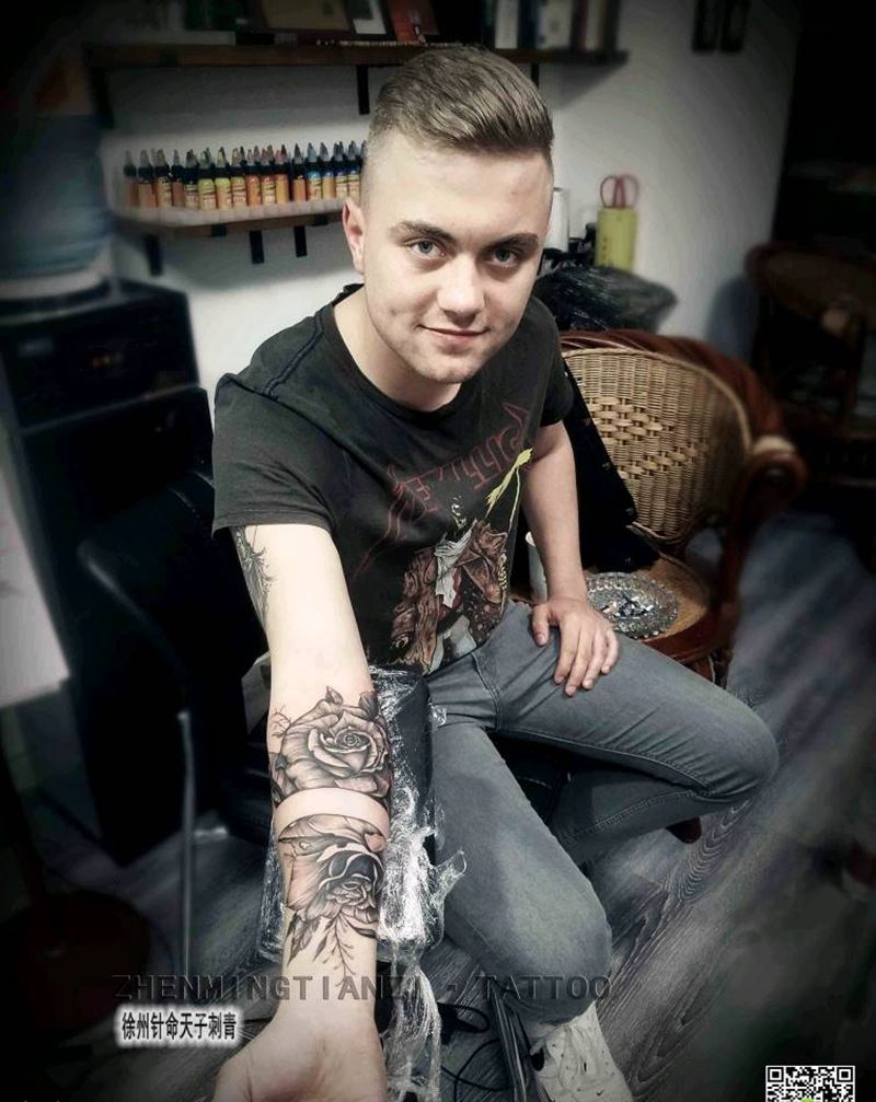 小臂内侧纹身图片