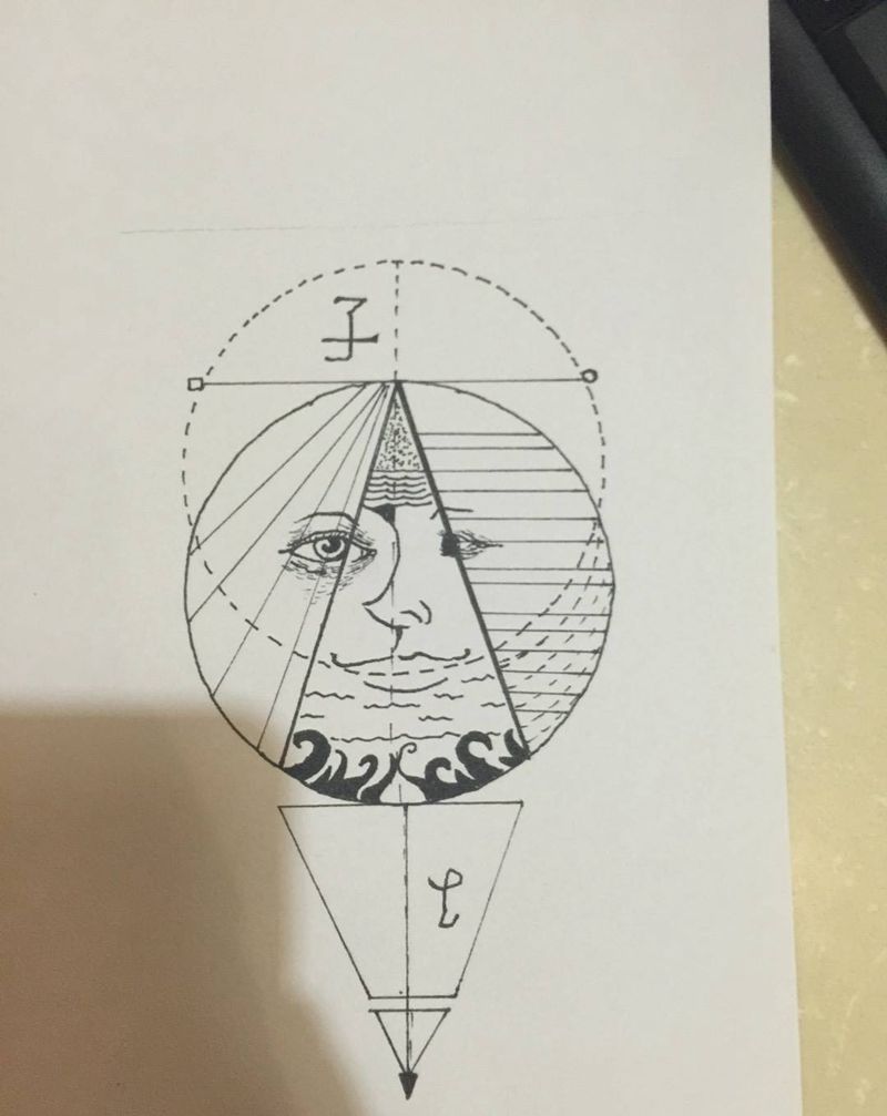 原创设计纹身图片_宜兴无锡.雨墨刺青常州手臂背部手部清新字符几何纹身图案