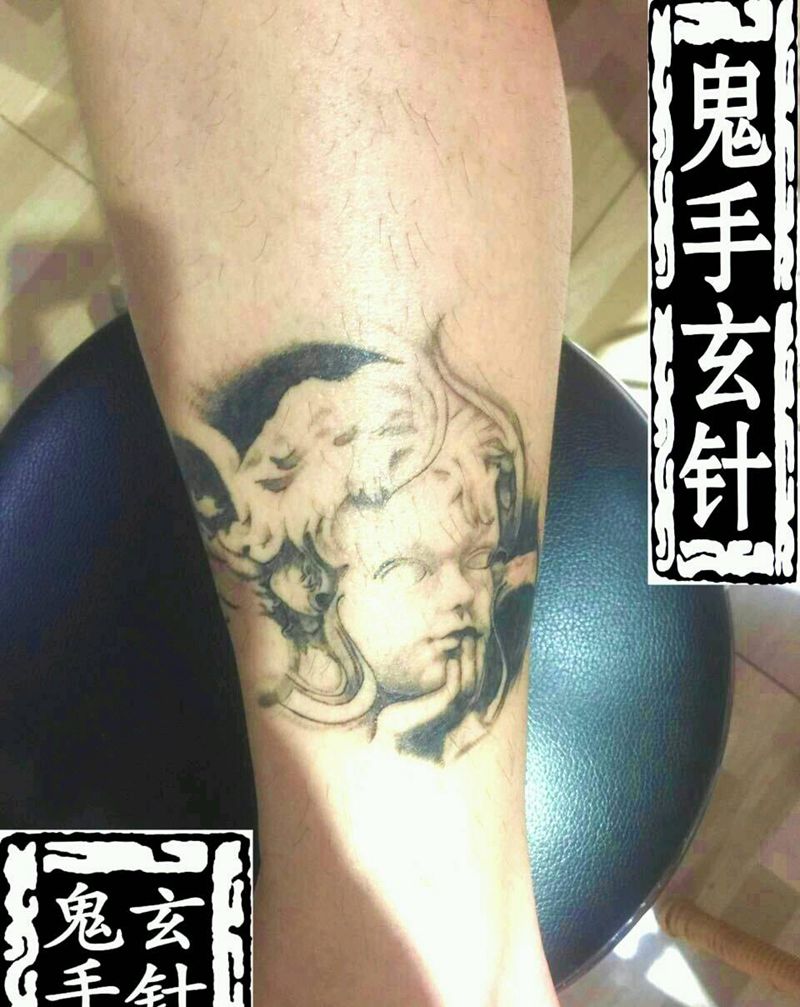 小天使纹身图片