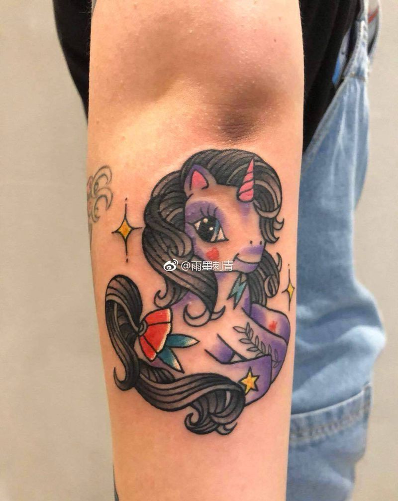 独角兽纹身图片