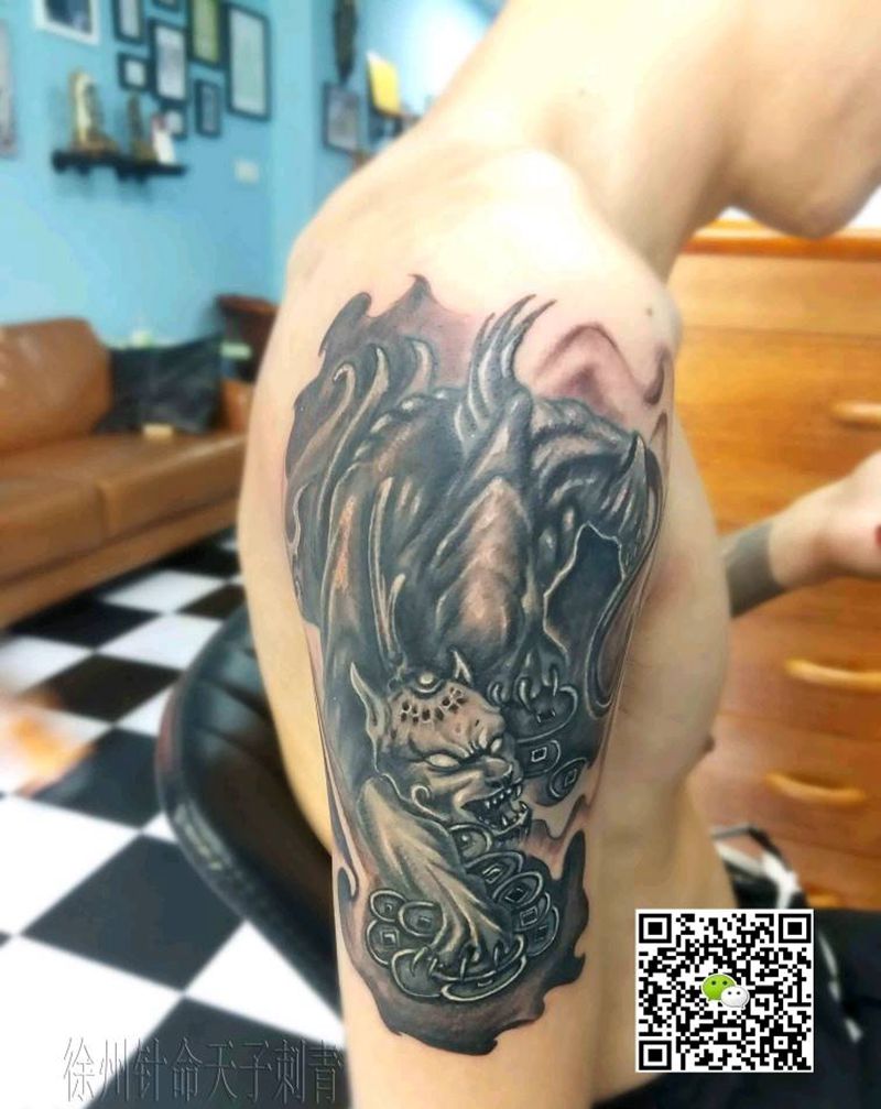 貔貅修改纹身图片