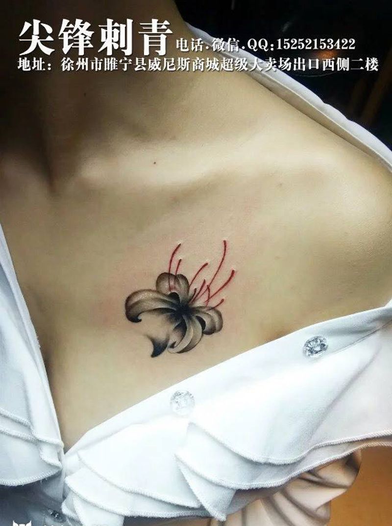 彼岸花纹身图片