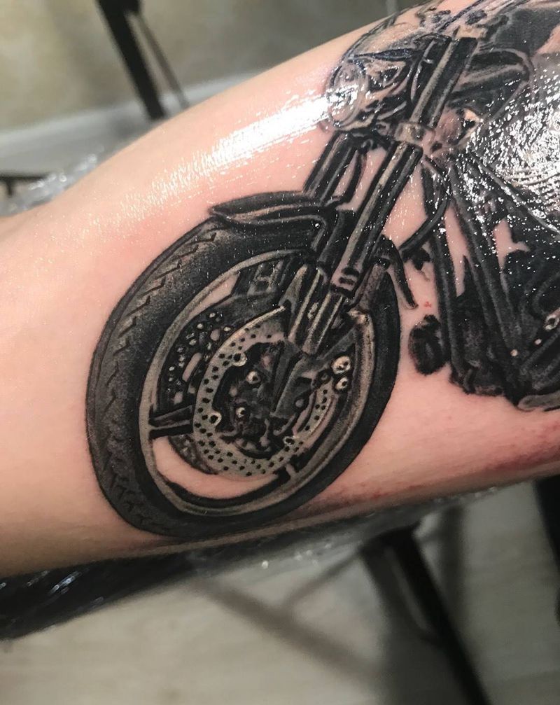 哈雷纹身图片