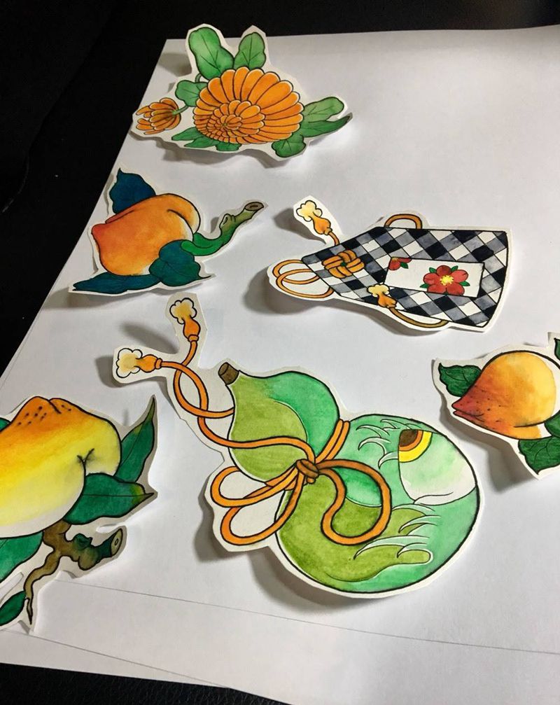 老传统小图纹身图片