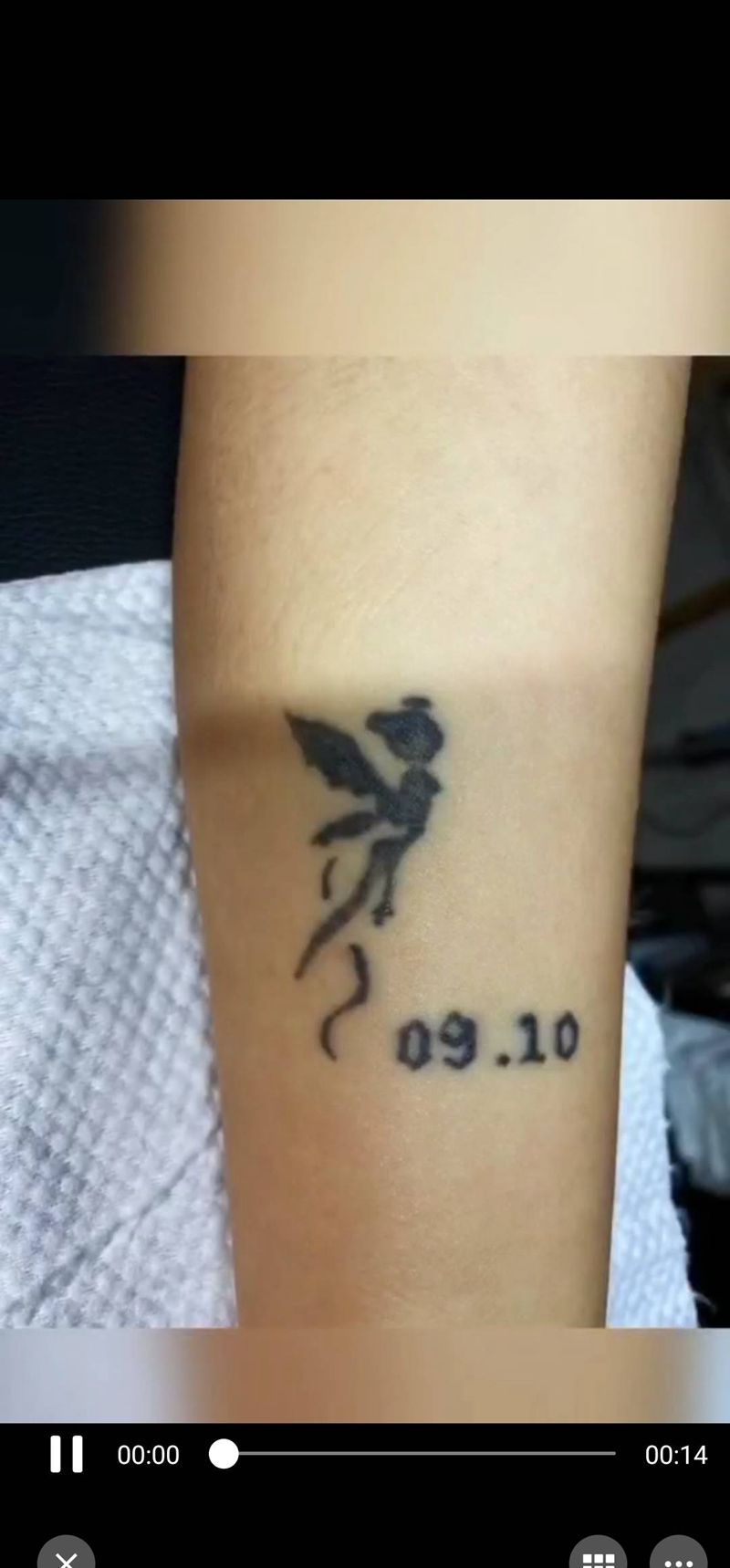 洗纹身第一遍效果纹身图片_手臂纹身图案