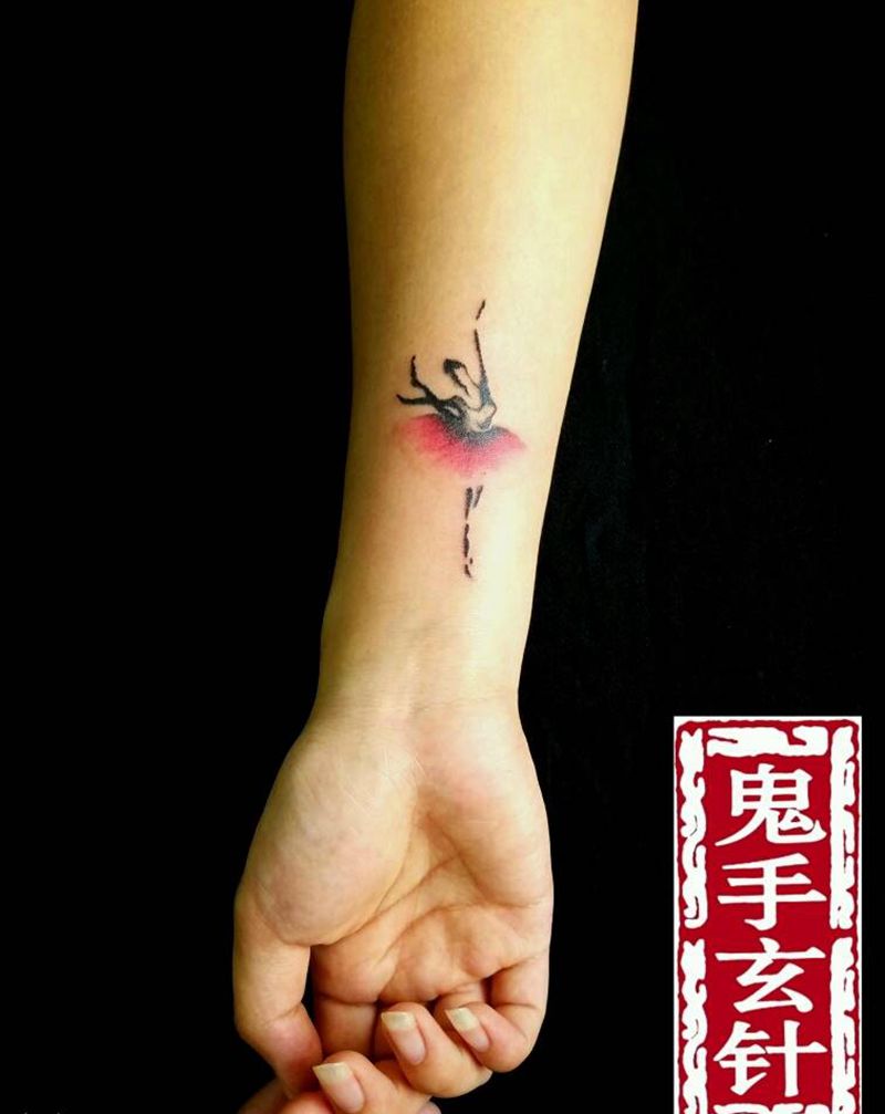 孤单芭蕾纹身图片